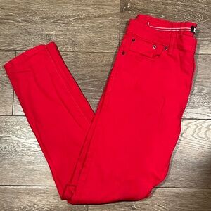 WT 02 Red Women's Jeans size 36x32